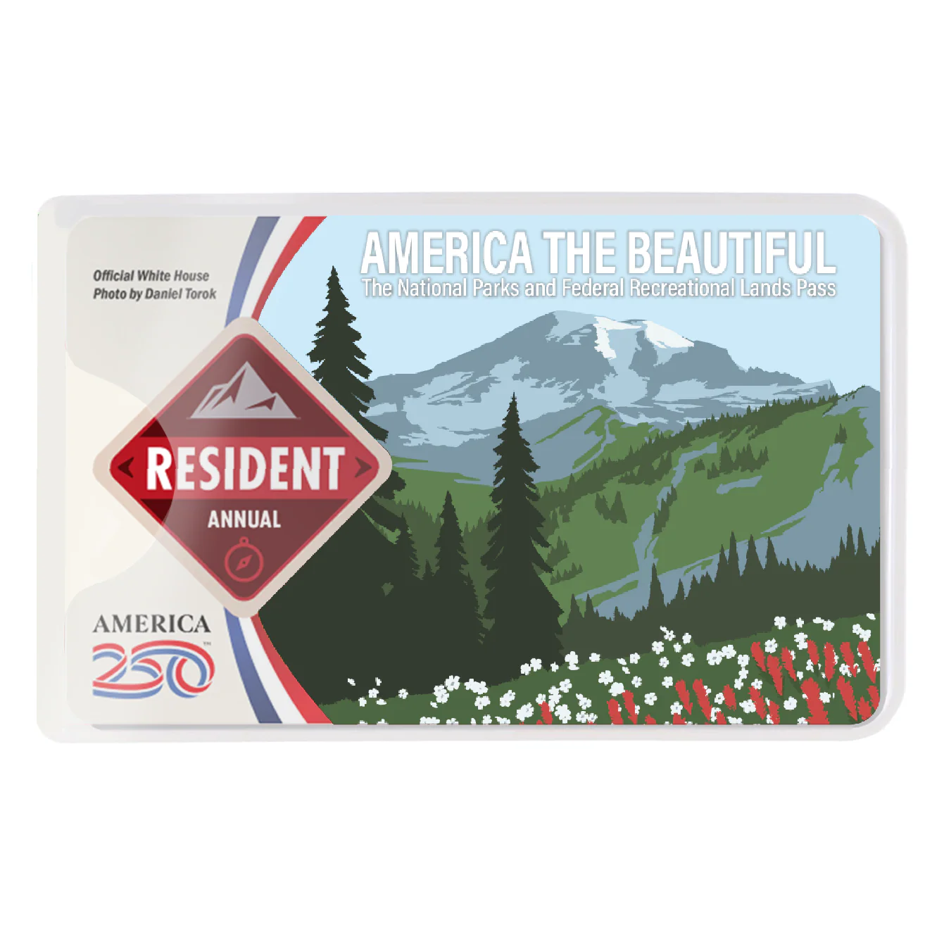 America the Beautiful National Parks Pass Sleeve