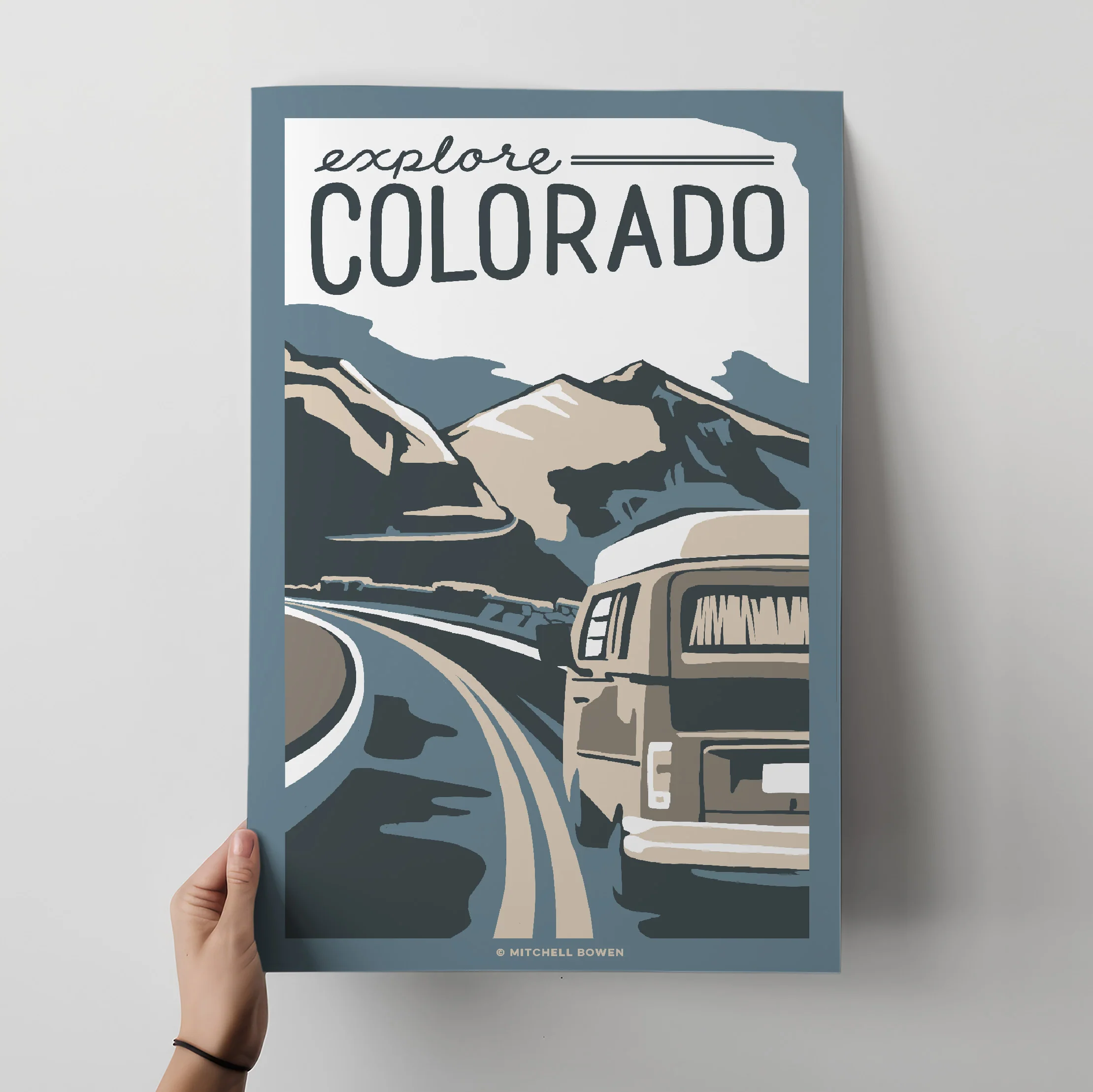 Explore Colorado Travel Poster - Image 2