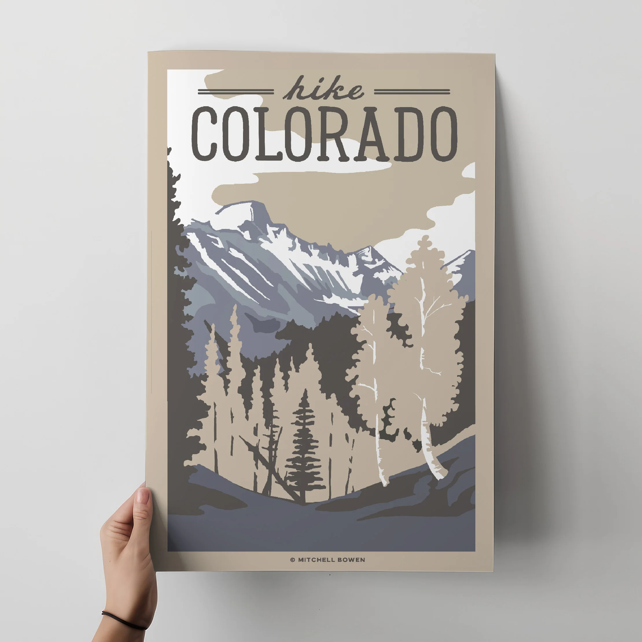 Hike Colorado Travel Poster - Image 2