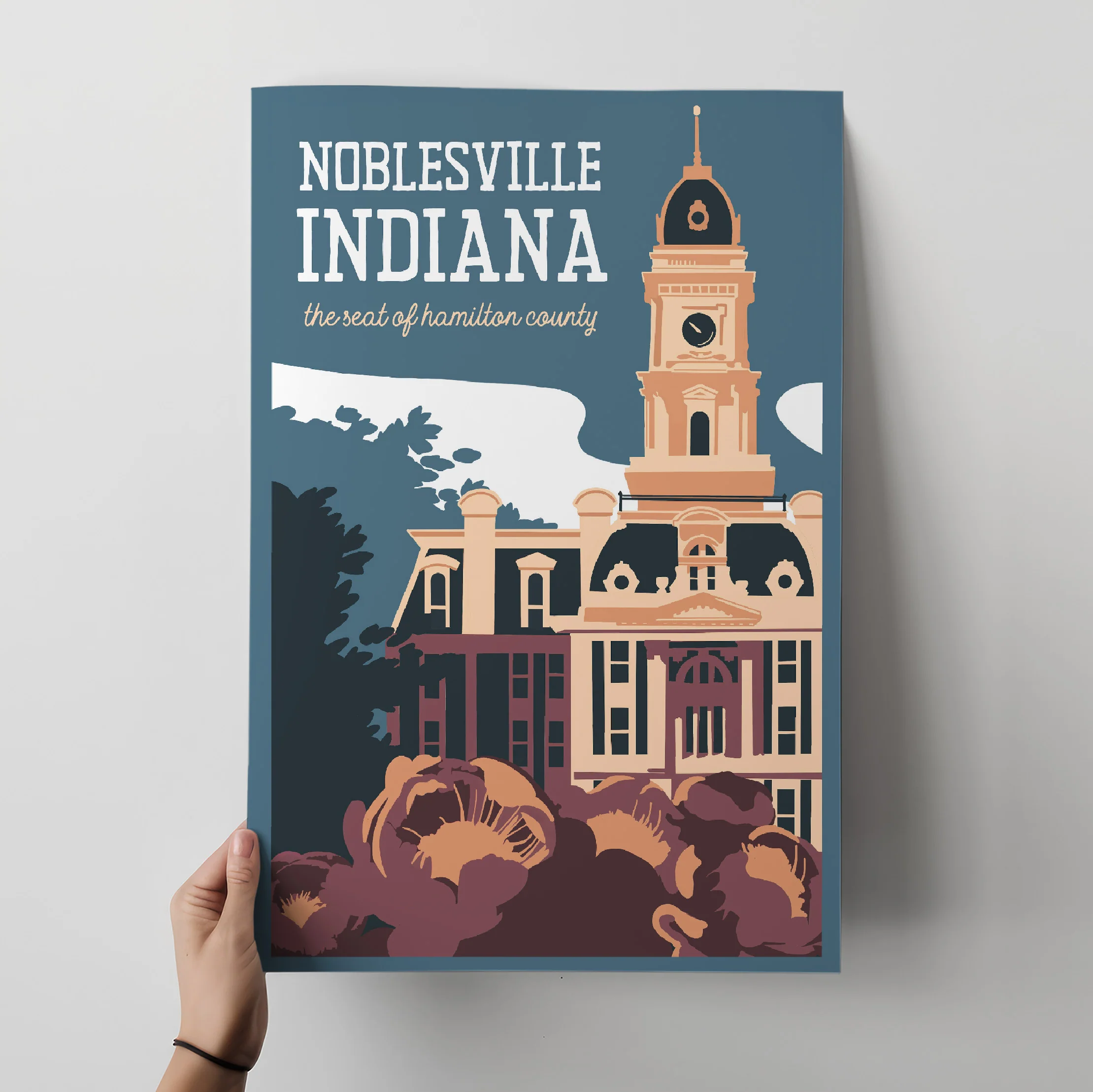 Noblesville, Indiana Travel Poster - Image 3