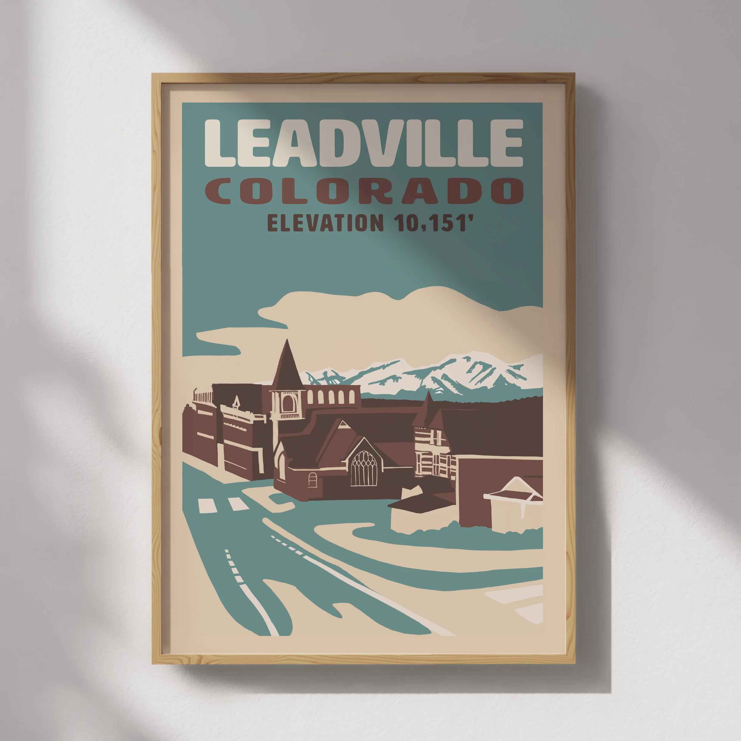 Leadville, Colorado Travel Poster