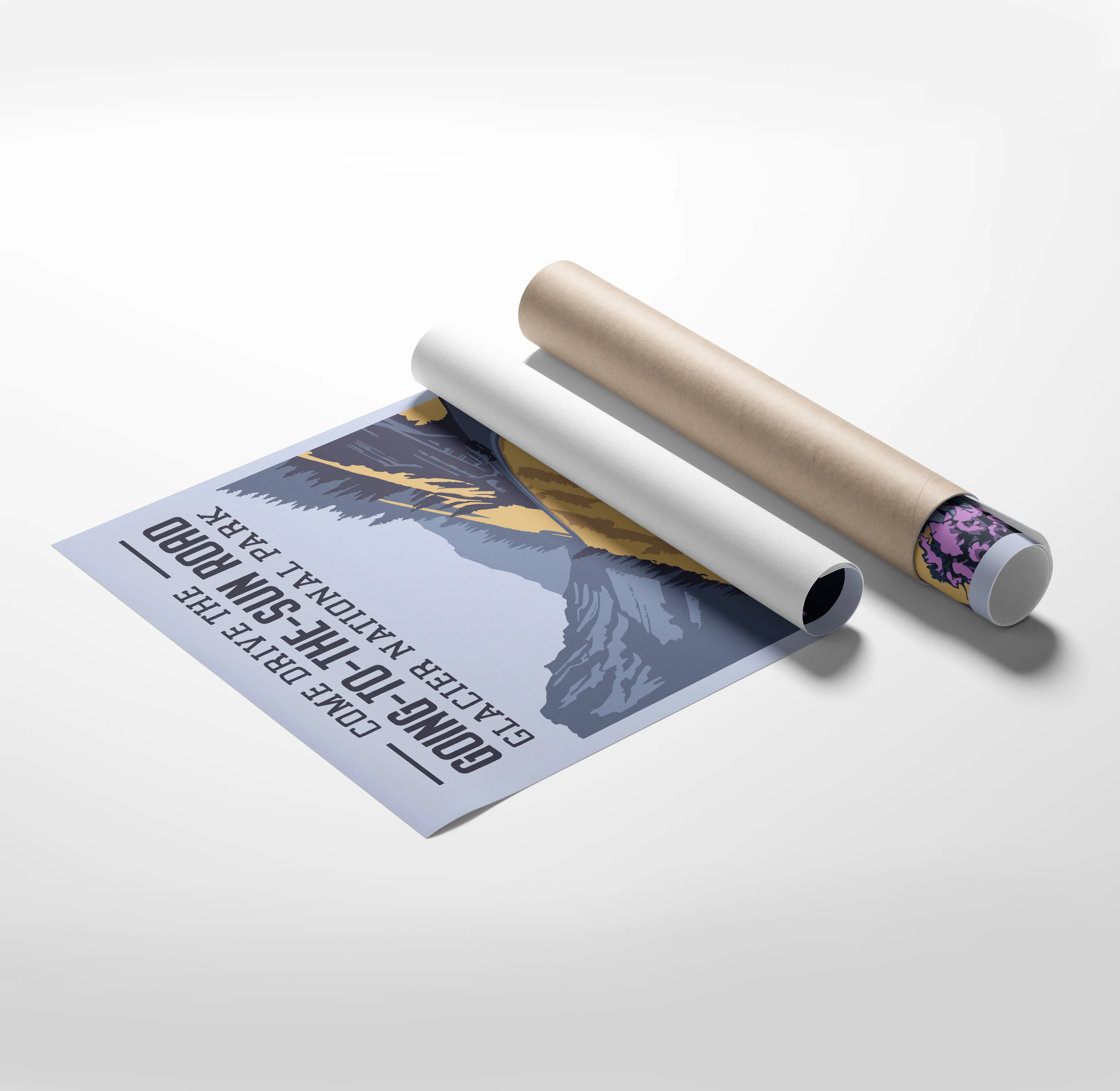 Going-to-the-Sun-Road Travel Poster - Image 3