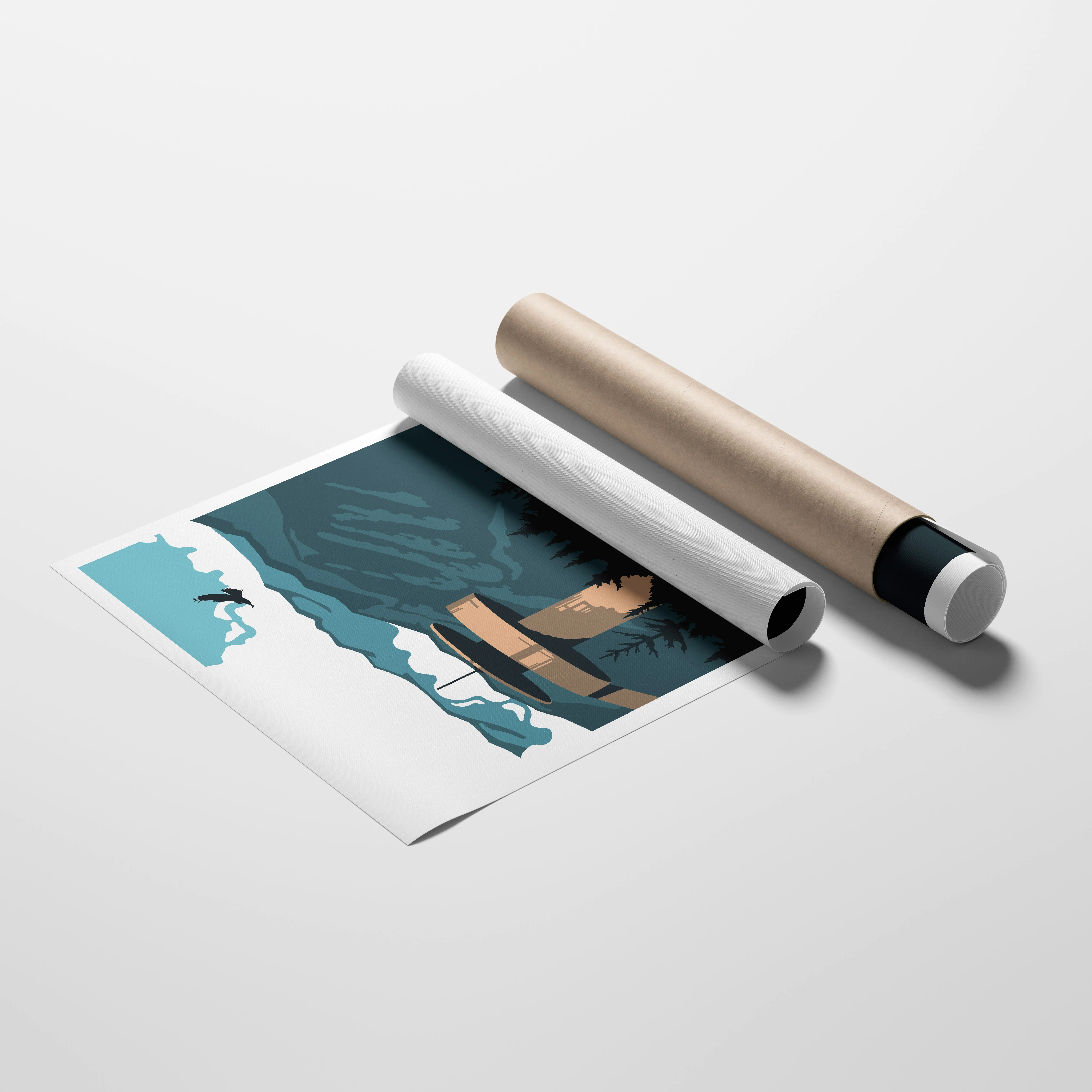 GSMNP Clingmans Dome Travel Poster - Image 3