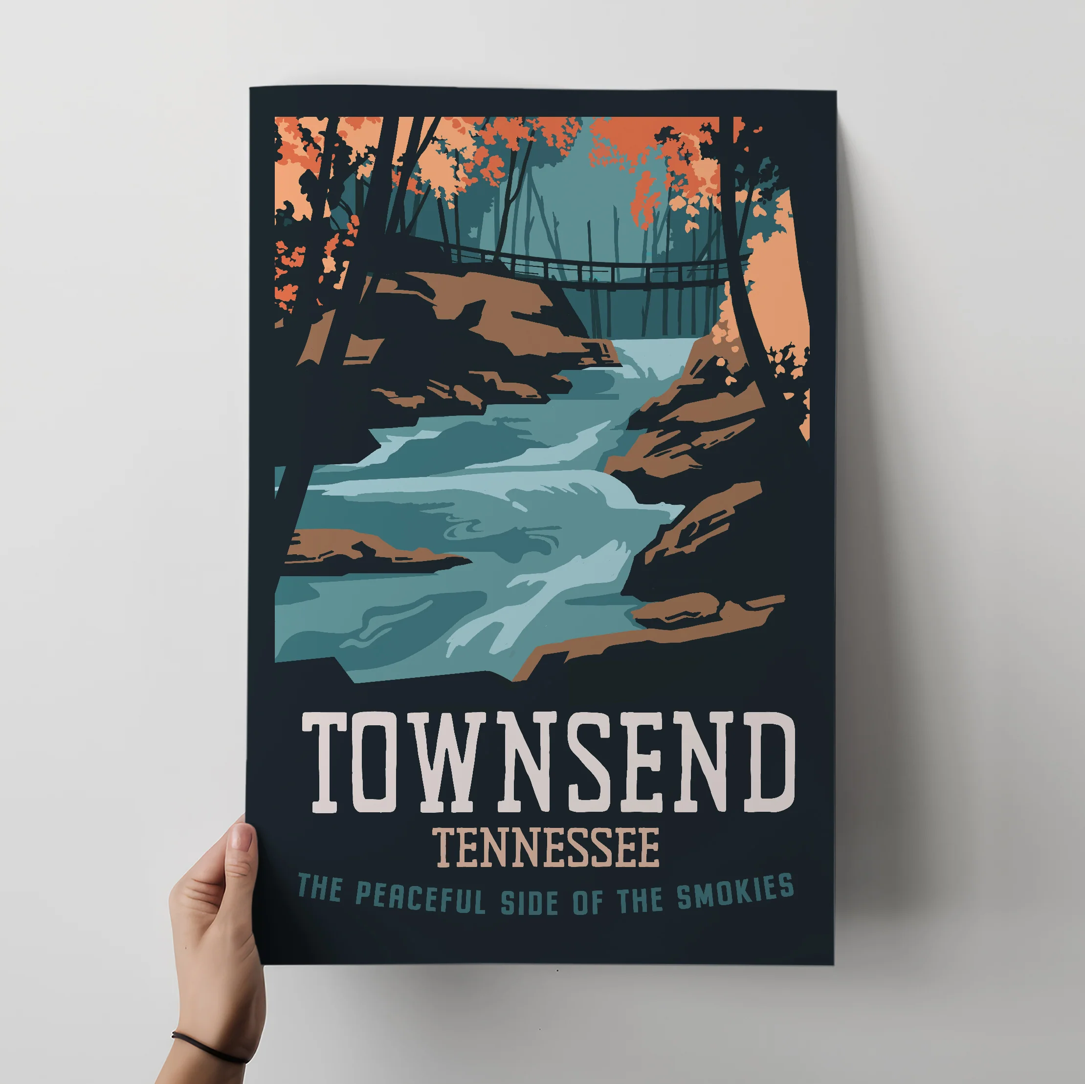 Townsend, Tennessee Travel Poster - Image 2