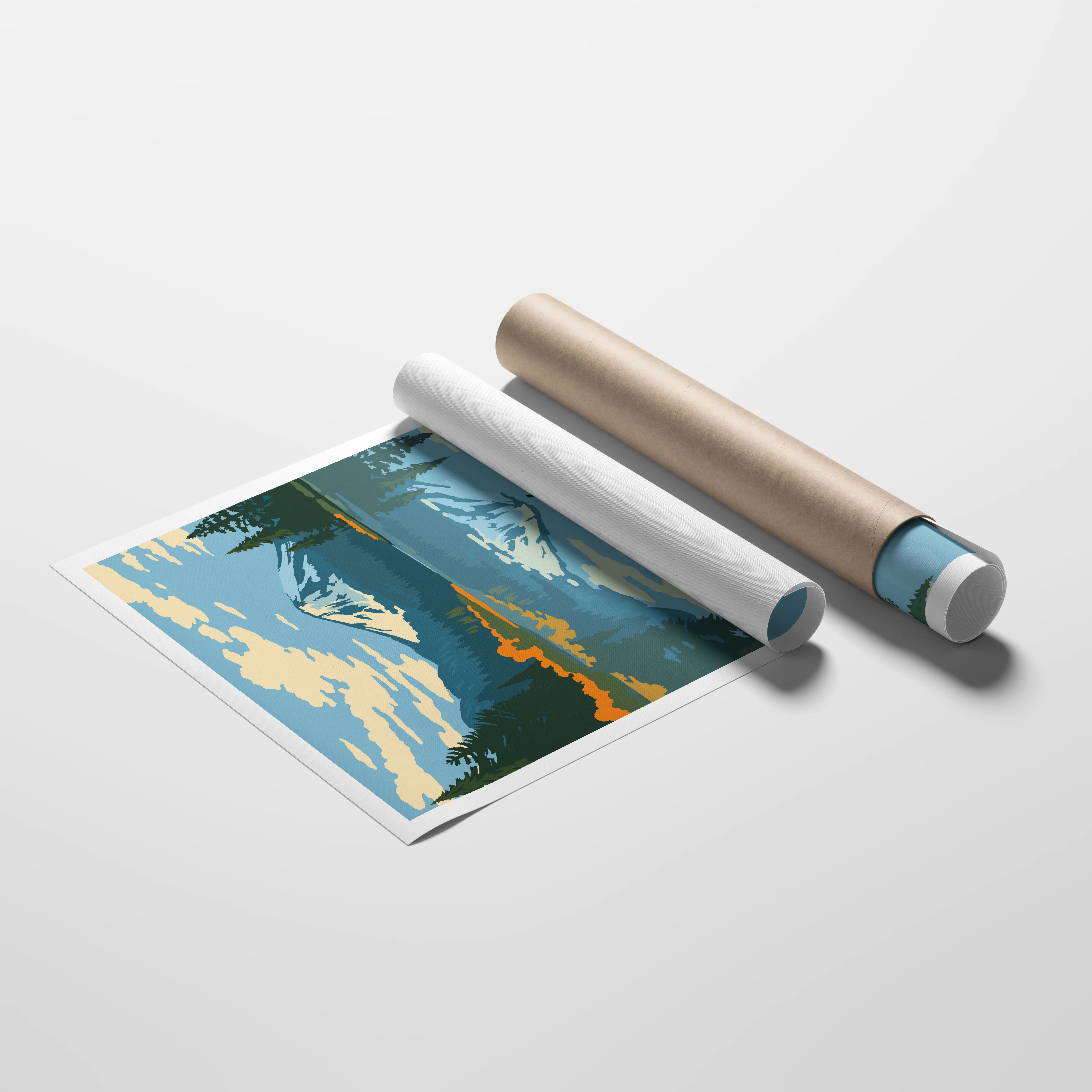 Lassen Volcanic National Park Travel Poster - Image 2